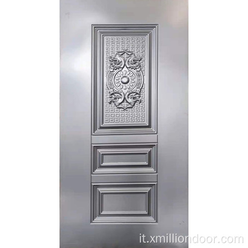 Piastra per porta in acciaio stampato dal design di lusso